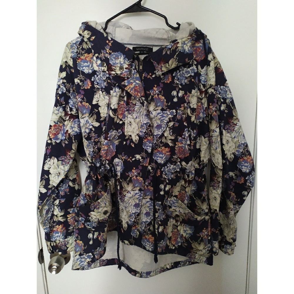 Flowered Utility Jacket